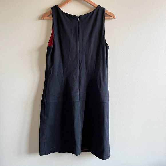 WHITE HOUSE BLACK MARKET BLACK SLEEVELESS FAUX WRAP DROP WAIST DRESS WOM… - Picture 7 of 8